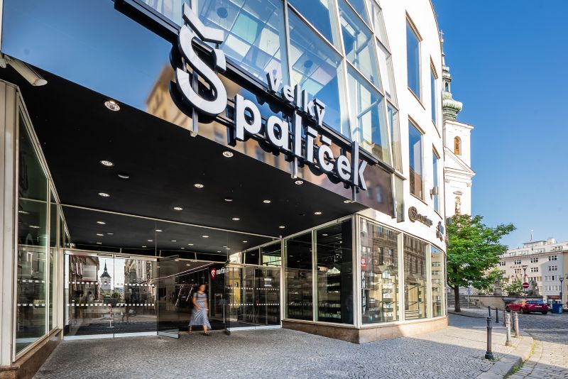 Vstup do OC Velký Špalíček